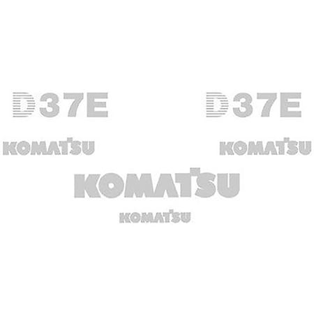 Aftermarket Komatsu Dozer Decal Set D37E without Stripe MAE30-0197